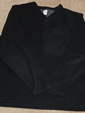 Old Navy Men's Black V-Neck Fleece